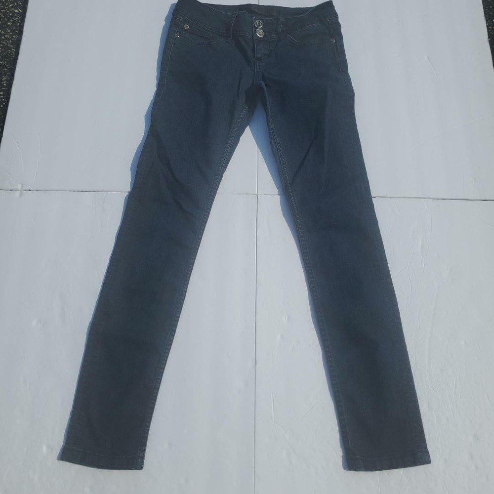 bebe Women's Skinny Denim Dark Wash Blue Jeans Size 27